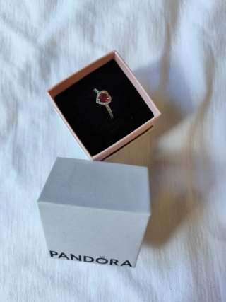 Anillo Swarovski Plata y Blanco,  talla 52. Ambos
