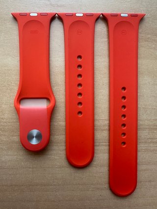 Apple Watch 38mm. Orange Sport Band