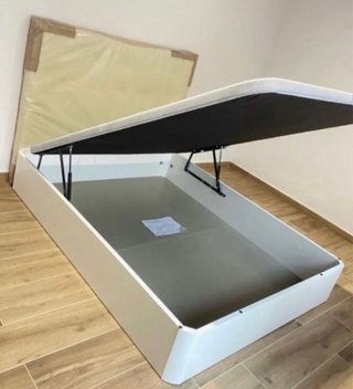 Canapé abatible madera y tela oferta 160€