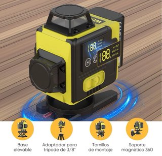 NUEVO Nivel Láser Autonivelante 360° (Con Trípode)