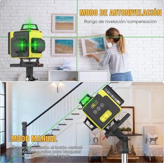NUEVO Nivel Láser Autonivelante 360° (Con Trípode)