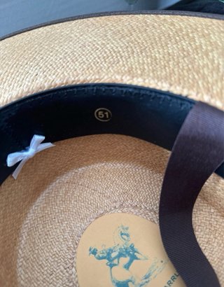 Sombrero Panamá Roberto Garrudo Beige/Marrón
