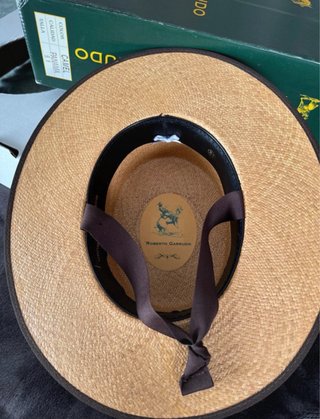 Sombrero Panamá Roberto Garrudo Beige/Marrón