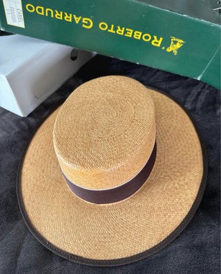 Sombrero Panamá Roberto Garrudo Beige/Marrón