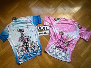 Maillot Ciclismo Mujer XXL Flores