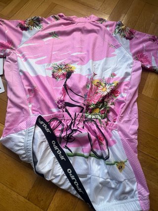 Maillot Ciclismo Mujer XXL Flores