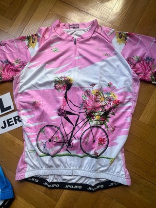 Maillot Ciclismo Mujer XXL Flores