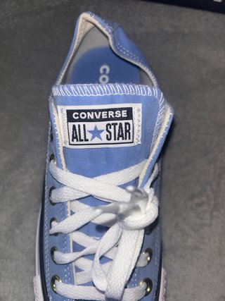 Converse bajas azul