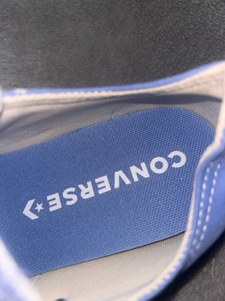 Converse bajas azul