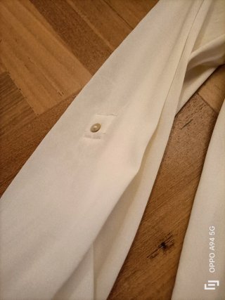 Blusa Zara Basic mujer beige