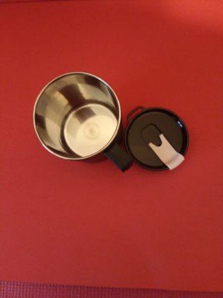 Taza/termo negro para oficina