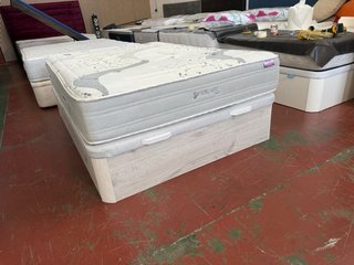Canape blanco y colchon Flex WBX400 135x190