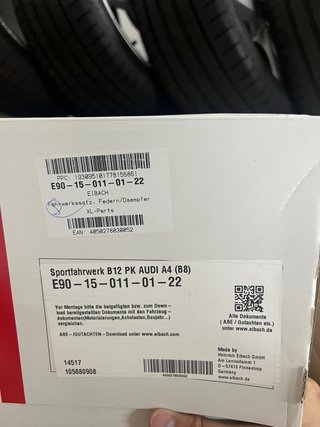 Suspensión Eibach B12 Pro-Kit Audi A4 B8