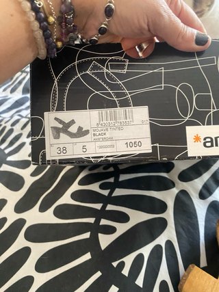Sandalias Art Talla 38 Negras