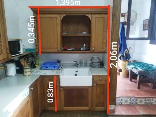 Muebles de cocina,encimera,campana,horno y vitroc