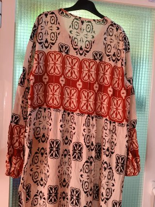 Vestido largo estampado talla 46/3XL