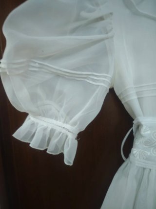 Vestido Primera Comunión Blanco, talla 8.