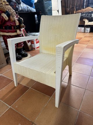 Conjunto Sillas y Mesa Jardín Beige