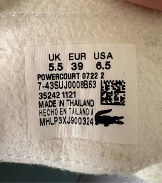 Zapatillas Lacoste Powercourt Blancas