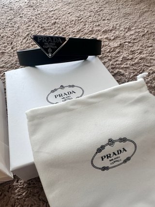 Cinto Prada Preto 110cm