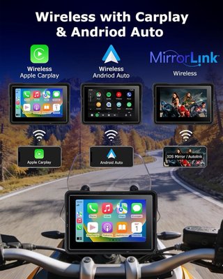 NUEVO! (80€) Pantalla Carplay Moto Android Auto 5”