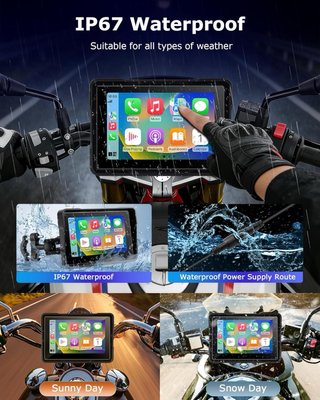 NUEVO! (80€) Pantalla Carplay Moto Android Auto 5”