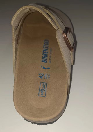 Zuecos Birkenstock Beige Talla 42/43