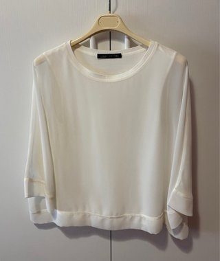 Blusa Zara bianca elegante tg. S
