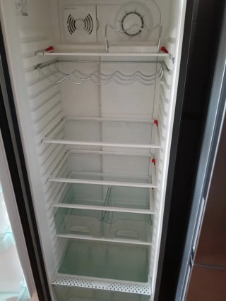 Nevera Electrolux acero, 1.80m
