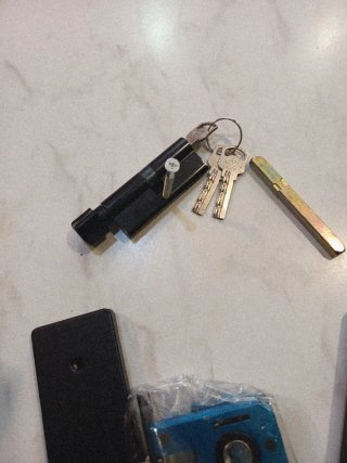 Manilla puerta con cerradura y picaporte