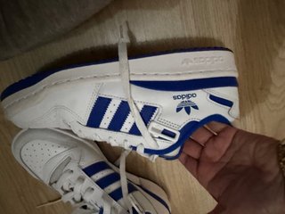 Zapatillas Adidas Blancas y Azules