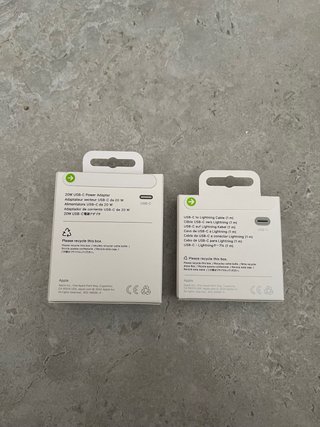 Cargador iPhone Lightning de carga rápida 20W