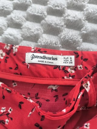 Falda pantalón roja corta