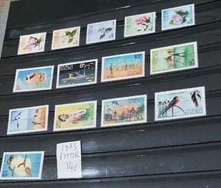 (nu351/356a)Definitive  Montserrat-Nauru  sc.50%