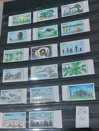(nu351/356a)Definitive  Montserrat-Nauru  sc.50%