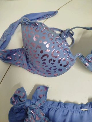 Bikini Tezenis Azul Animal Print