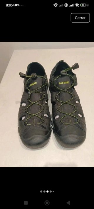 Sandalias Saguaro Hombre Negro/Verde