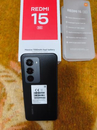 Redmi 15 5G 8/256GB Nero Nuovo