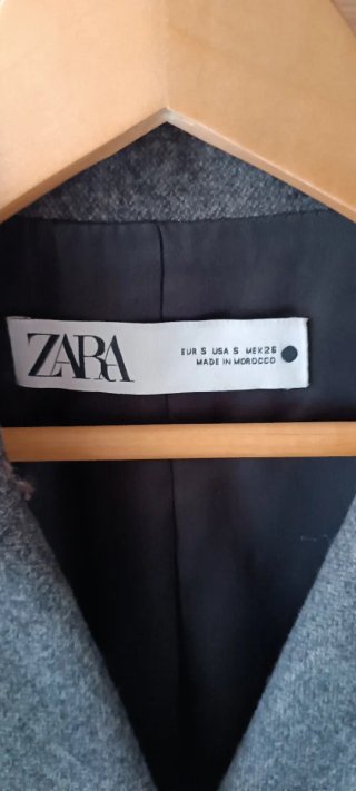 Blazer Zara Grigio Taglia S