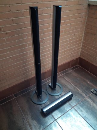 Lote Altavoces Home Cinema LG (100W - 6  ohmios)