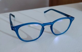 Occhiali con filtro blu