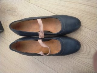 Zapatos de baile profesionales negros