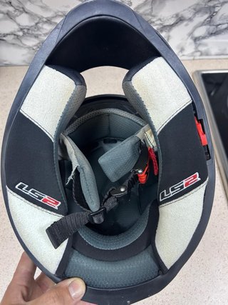 Casco Moto LS2 Talla S Negro