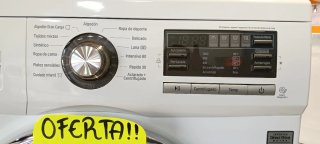 LAVADORA CARGA FRONTAL L.G 8 KG A+++ RPM 1400