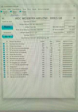 WD Western Digital Red Disco Duro 3TB NAS
