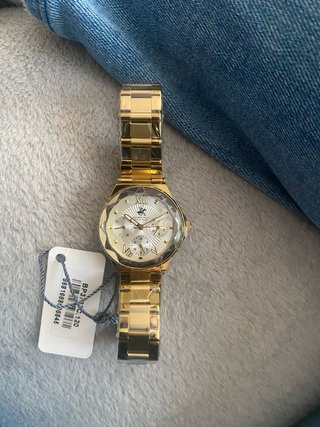 Reloj Beverly Hills Polo Club Dorado Mujer