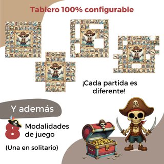Gold Rush Island - Juego mesa piratas - CASI NUEVO