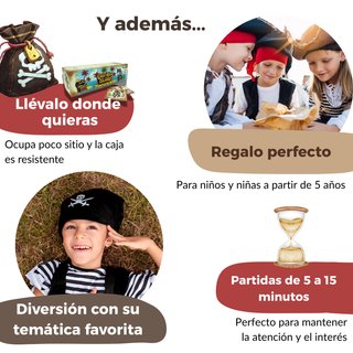 Gold Rush Island - Juego mesa piratas - CASI NUEVO