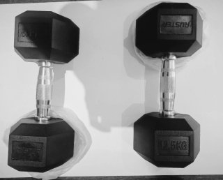 Mancuernas hexagonales de 12.5kg NUEVAS