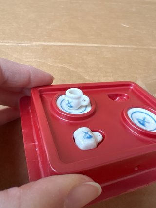 Servizio piatti miniatura casa bambole